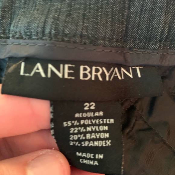 Lane Bryant Pinstripe Dress pant - Picture 3 of 3